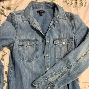 J.crew Womens 00 chambray top